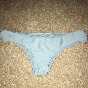 Billabong light blue bikini bottoms semi cheeky